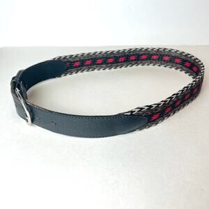 Vintage TEXTAN Woven Southwest Western Belt Sz 34 Rodeo Cowboy